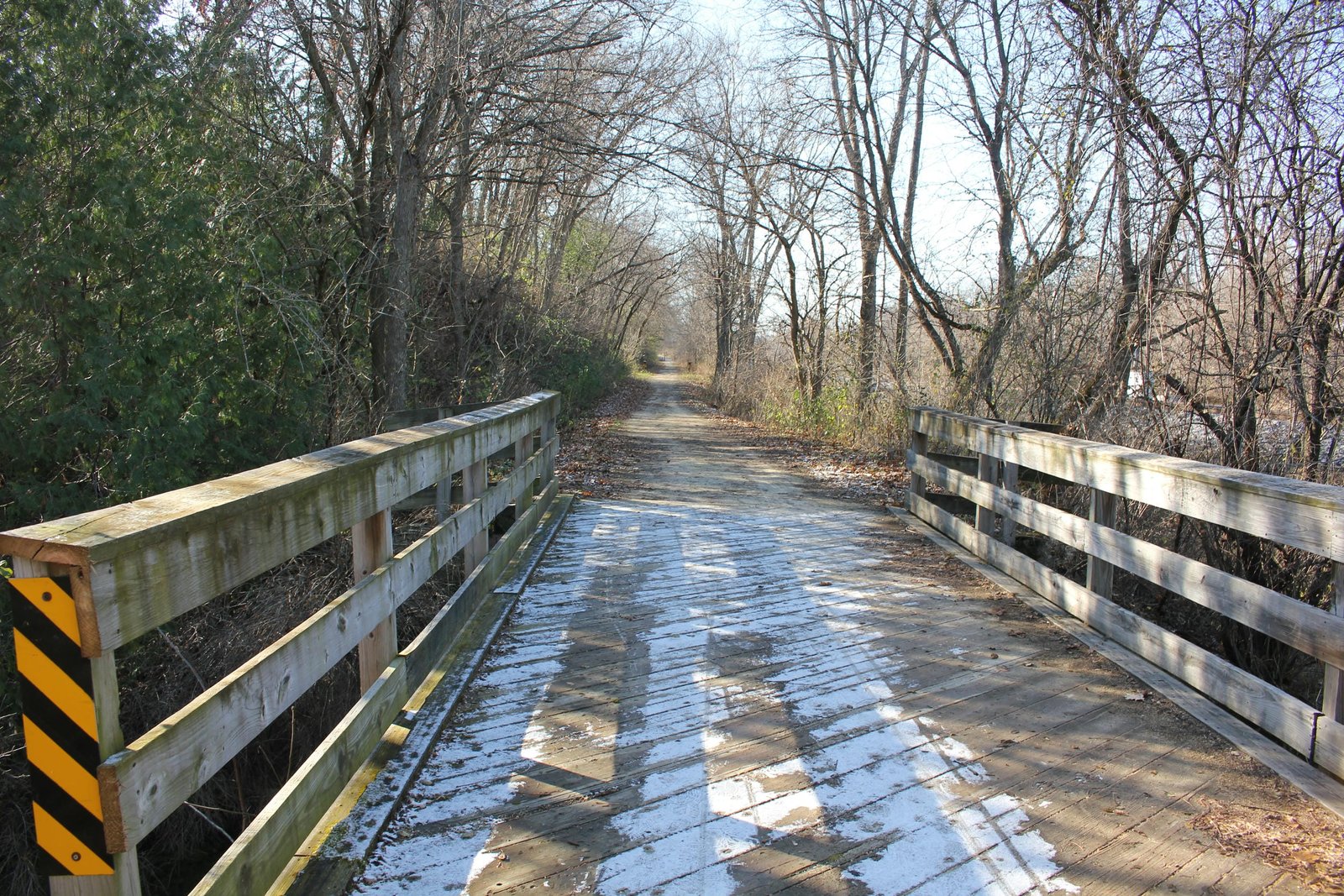 Looking west